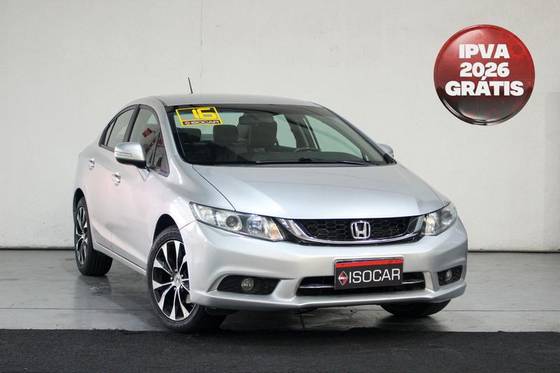 HONDA CIVIC 2.0 LXR 16V FLEX 4P AUTOMÁTICO